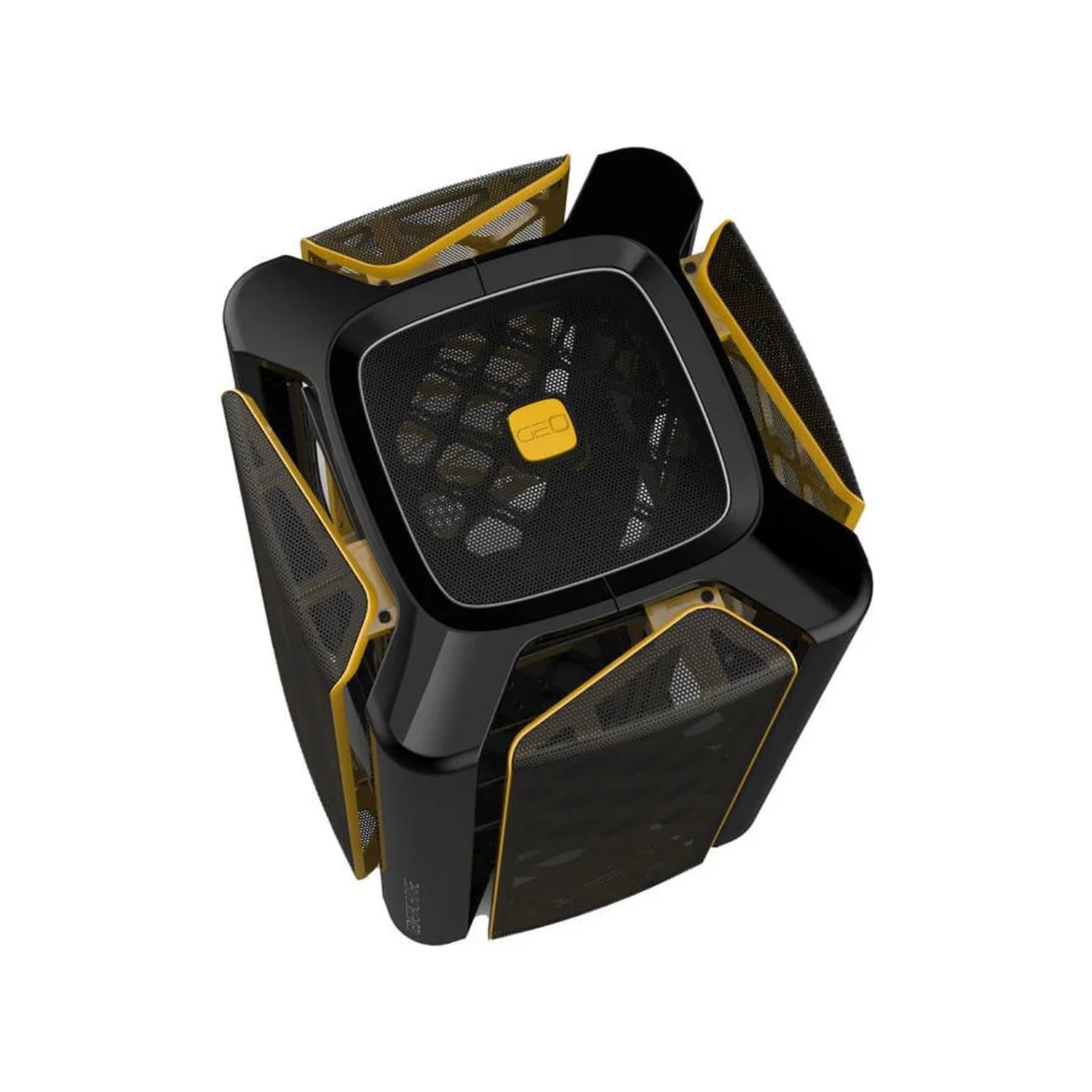 Geometric Future M2 THE ARK Mesh Micro-ATX Gaming Case - Black - GEO-M2-MB-1 view 2