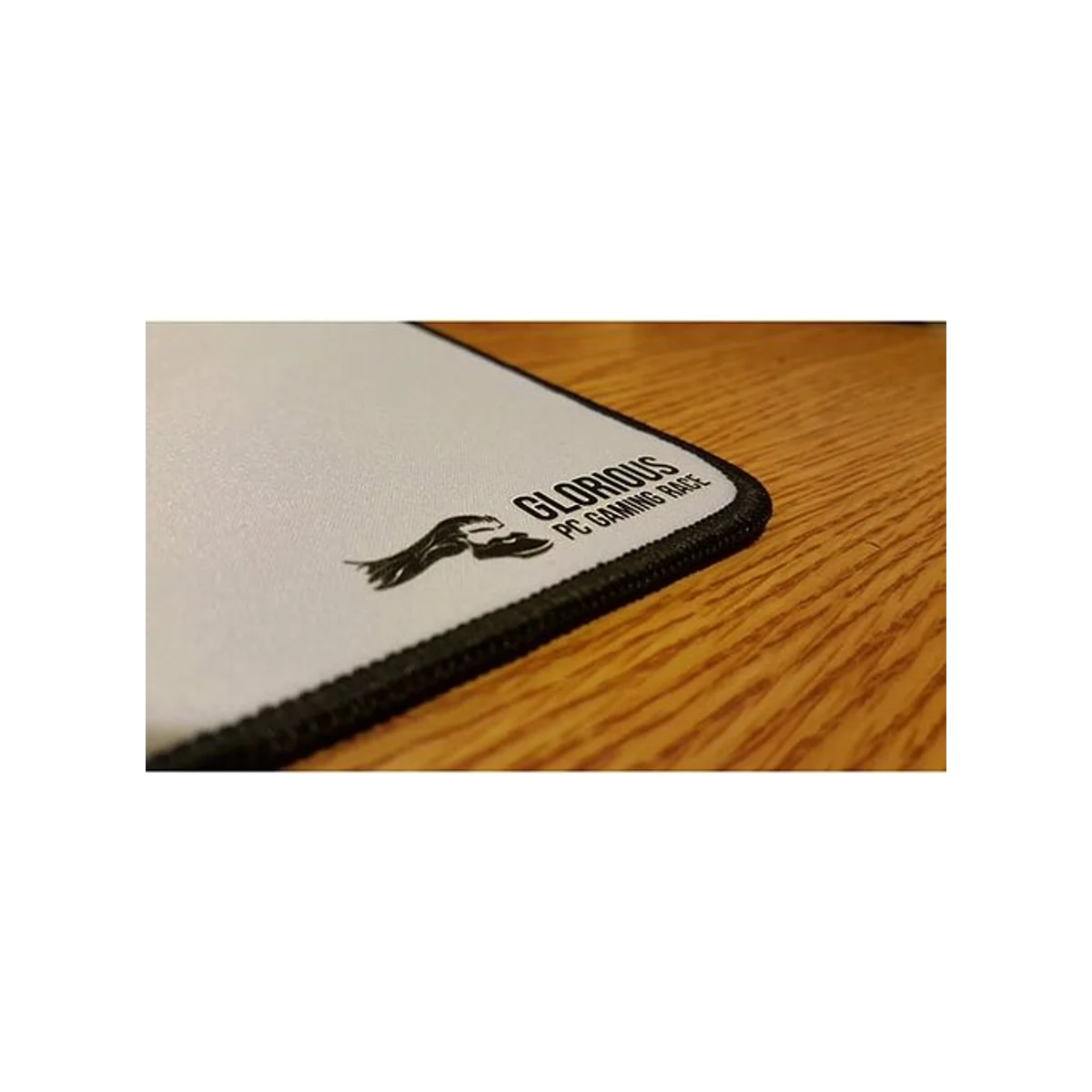 GLORIOUS XL Gaming Mouse Pad, Stitched Edges, High-Quality Construction, Machine Washable (White) - GW-XL view 3