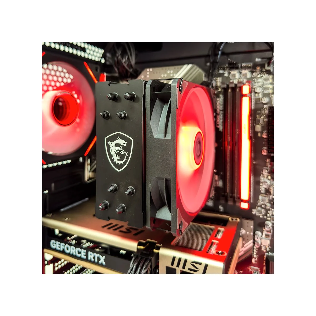Gaming PC Frozr (Core i5-14400F, 16 GB DDR5 RAM, RTX 5060 8GB GPU) - Powered by MSI view 6