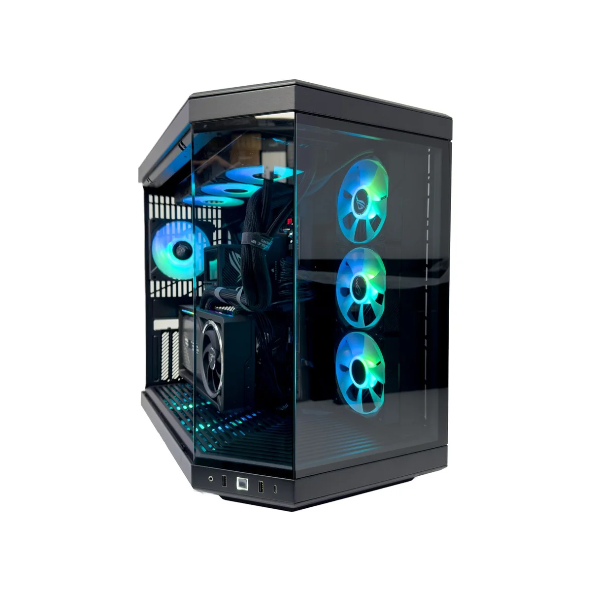 Gaming PC Storm Desktop (Ryzen 9 9950X3D, 96 GB DDR5 RAM, RTX 5090 32GB GPU) - Gaming_PC_Storm view 3