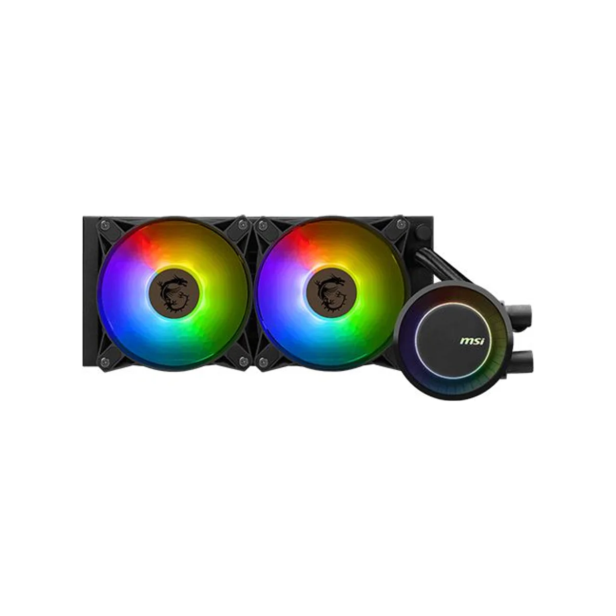 MSI MAG CORELIQUID E240 CPU Liquid Cooler - Black (240mm Radiator, ARGB Fans, FDB Bearing) - 306-7ZW5E17-C24