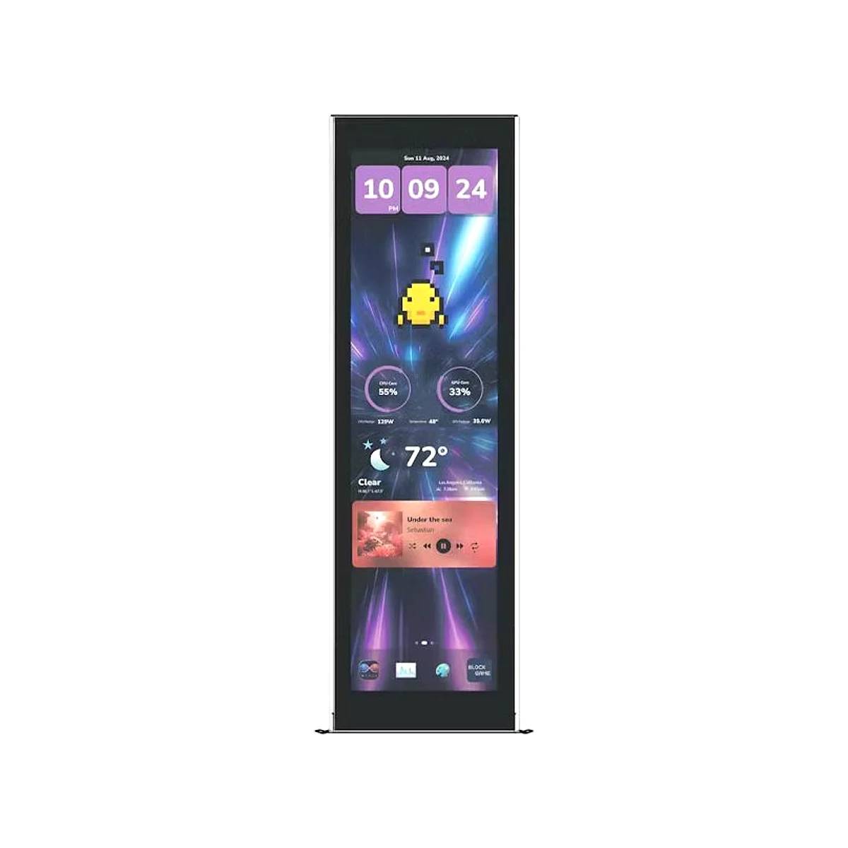 HYTE Y70 Touch Infinite Display Upgrade 2.5K Touchscreen for Y70 - Black | ACC-HYTE-LK-Y70TI-BB view 2
