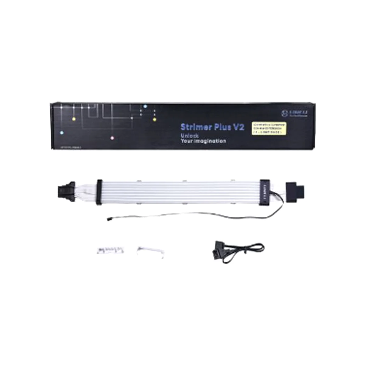Lian Li Strimer Plus V2 12VHPWR (12+4 to 12+4 Pin) 8 lights Guides ARGB Extension Cable | G89.PW16-8PV2.00 view 2