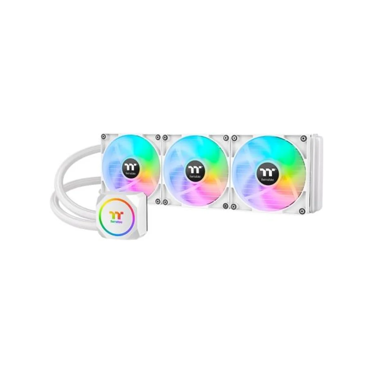 Thermaltake TH420 ARGB Sync AIO CPU Liquid Cooler - Snow Edition - CL-W369-PL14SW-A