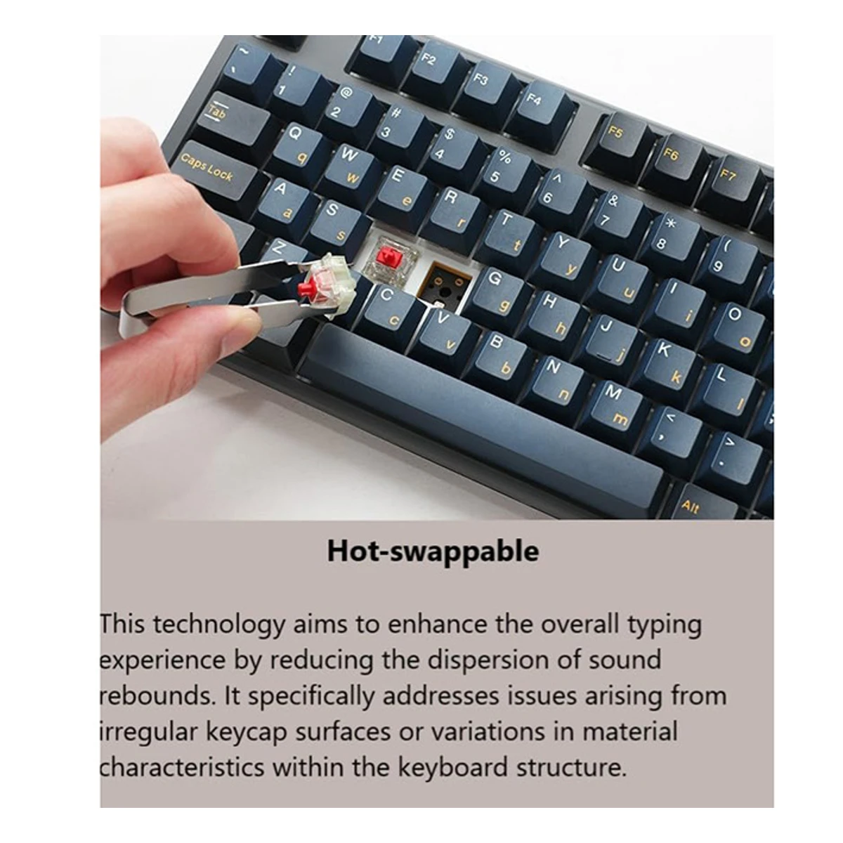 Ducky One 3 Pro Nazca Line Cherry MX2A Red Switch Mechanical Gaming Keyboard - Black | 70439 view 2