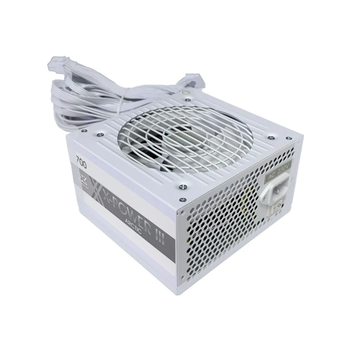 XIGMATEK X-POWER III Arctic 700W Power Supply White - EN44014 view 2