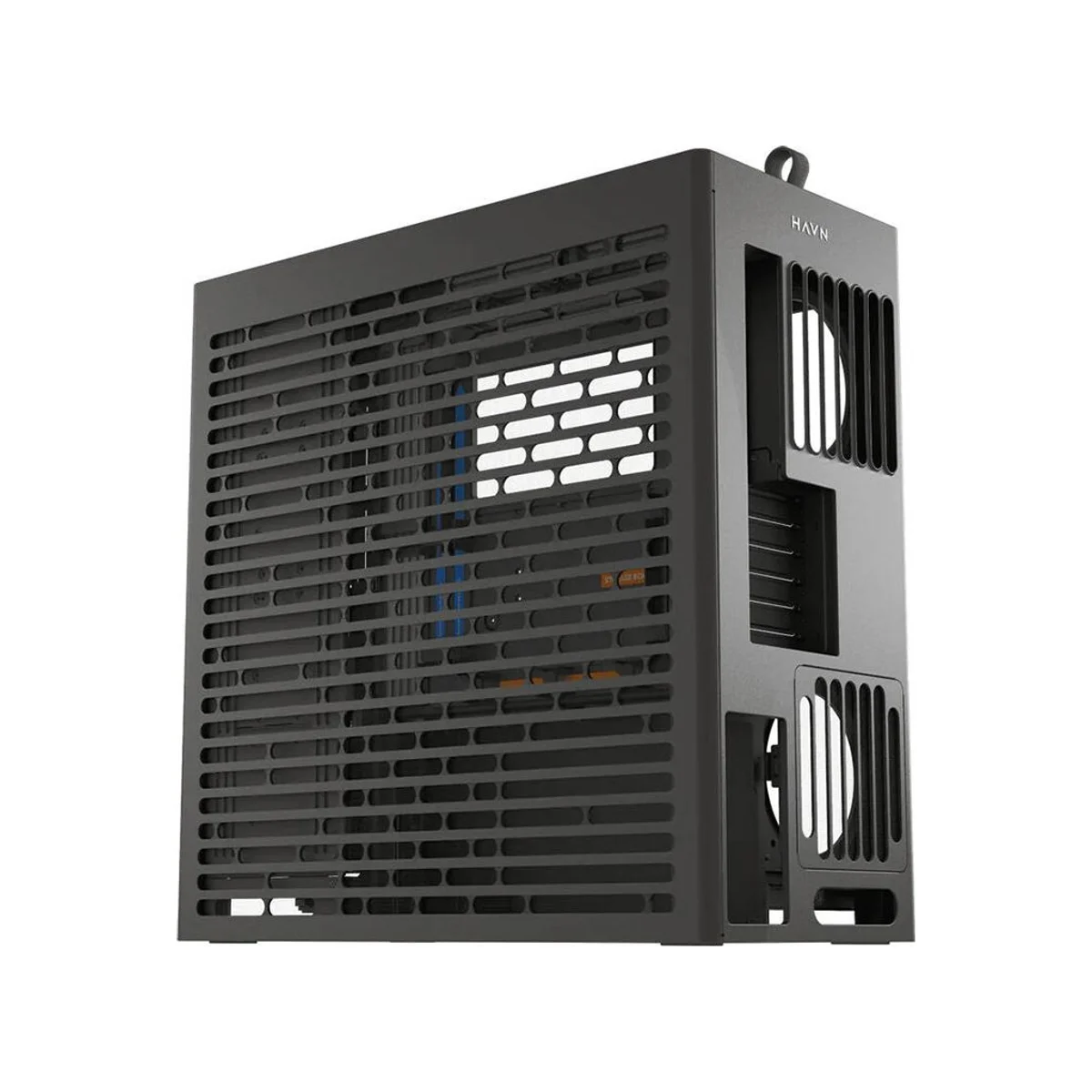 HAVN HS 420 Airflow Dual-chamber Mid-Tower Gaming Case - Black - HVN-CA-HS420-06 view 5