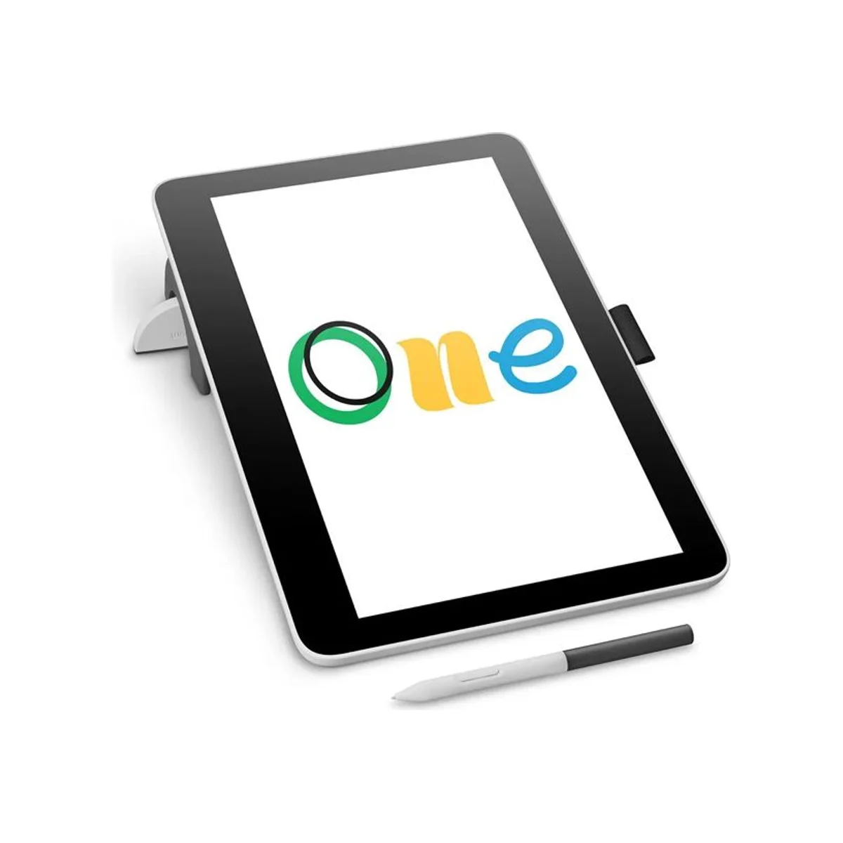 Wacom One 13 Pen Display Creative Graphic Tablet - White (Key Specs: White, 13.3 Inch FHD, EMR Technology) - DTC133W0B - DTC133W0B-1 view 2