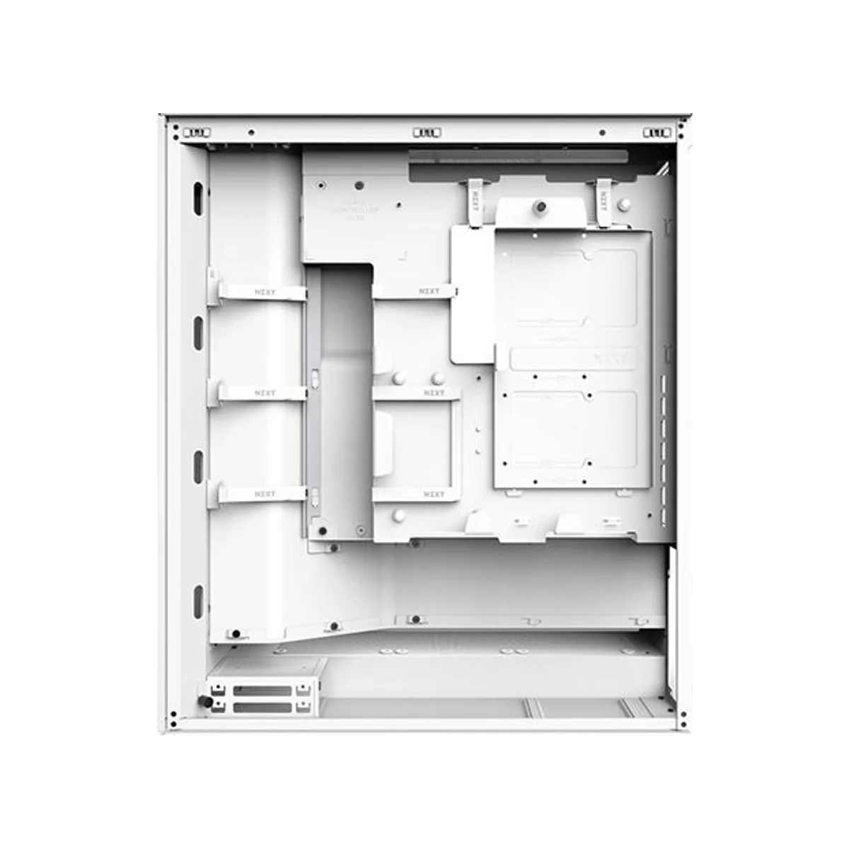 NZXT H7 Flow Mid-Tower ATX Airflow Case - White - CM-H72FW-01 view 4