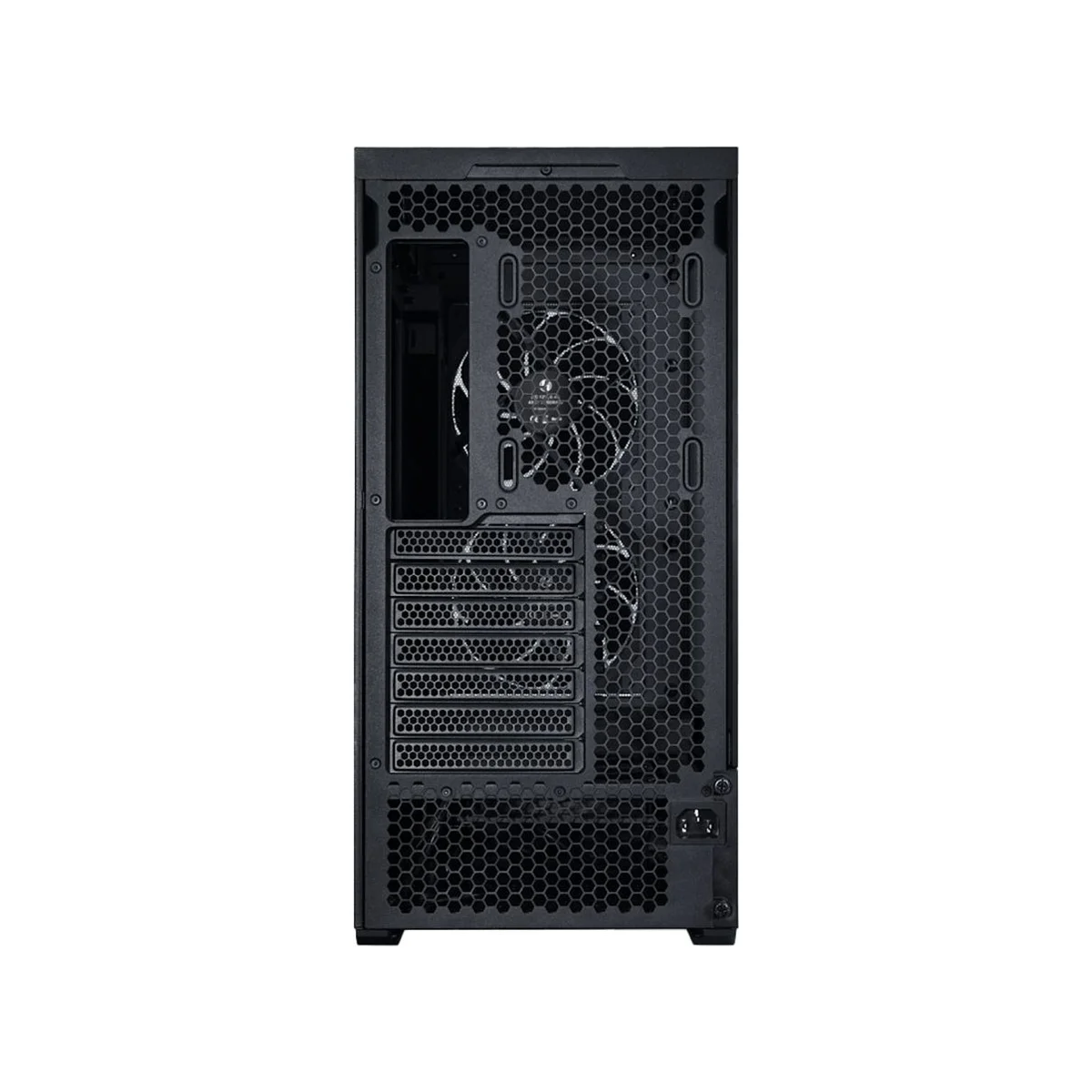 Lian Li LANCOOL 207 LCD Tempered Glass Digital ATX Gaming Case - Black - G99.LAN207DX.00 view 4