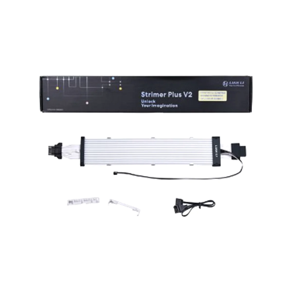 Lian Li Strimer Plus V2 12VHPWR (12+4 to 12+4 Pin) 12 light Guides ARGB Extension Cable | G89.PW16-12PV2.00 view 2
