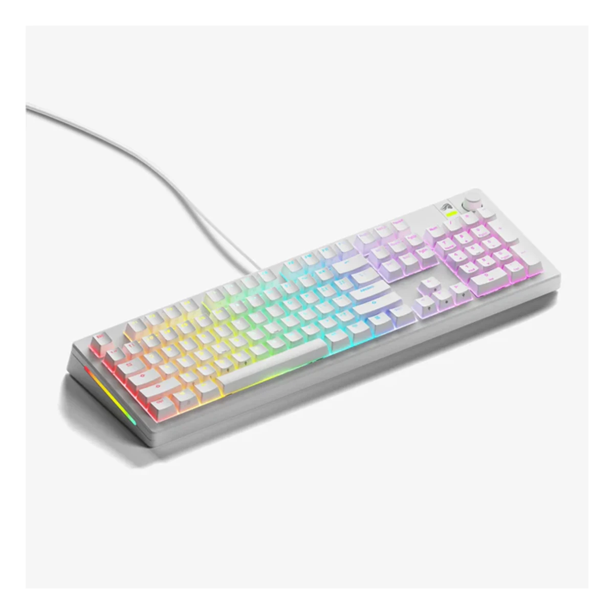 Glorious GMMK 3 100% Prebuilt Wired US Keyboard - White | GMMK3-100-FOX-W-W view 2