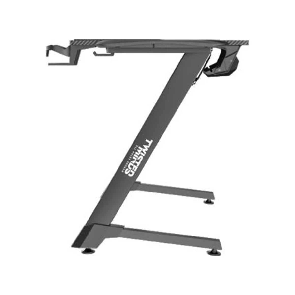 TWISTED MINDS Z Shaped RGB Carbon Fiber Gaming Desk - TM-Z-1060-RGB view 3