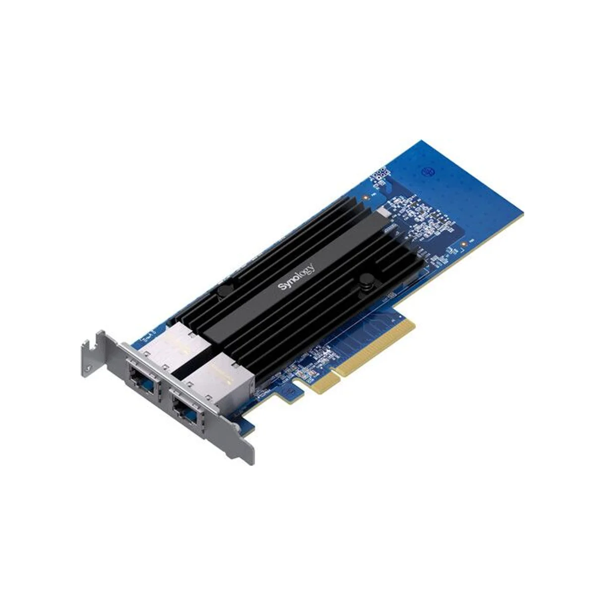 Synology Dual-port 10GbE Ethernet to PCIe 3.0 Adapter Card (2x 10Gb RJ45, PCIe 3.0 x8) - E10G30-T2 view 2