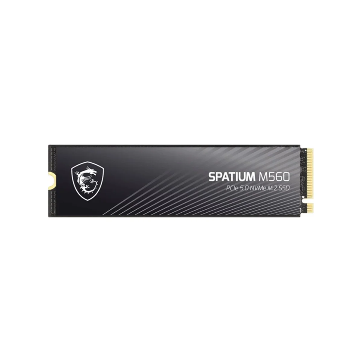 MSI SPATIUM M560 1TB PCIe 5.0 NVMe M.2 Internal SSD (10200MB/s Read, 8400MB/s Write, 1.3M/1.4M IOPS) - S78-440L0F0-P83 view 2
