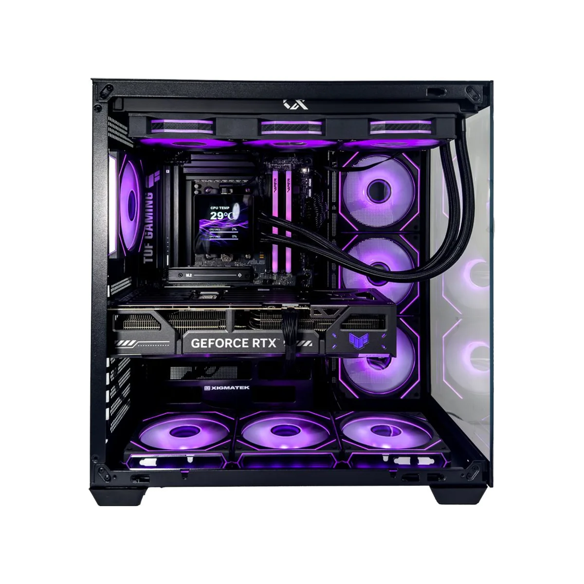 Gaming PC Radiant (Ryzen 7 7800X3D, 32GB DDR5, RTX 5070 Ti 16GB) - Gaming_PC_Radiant view 2