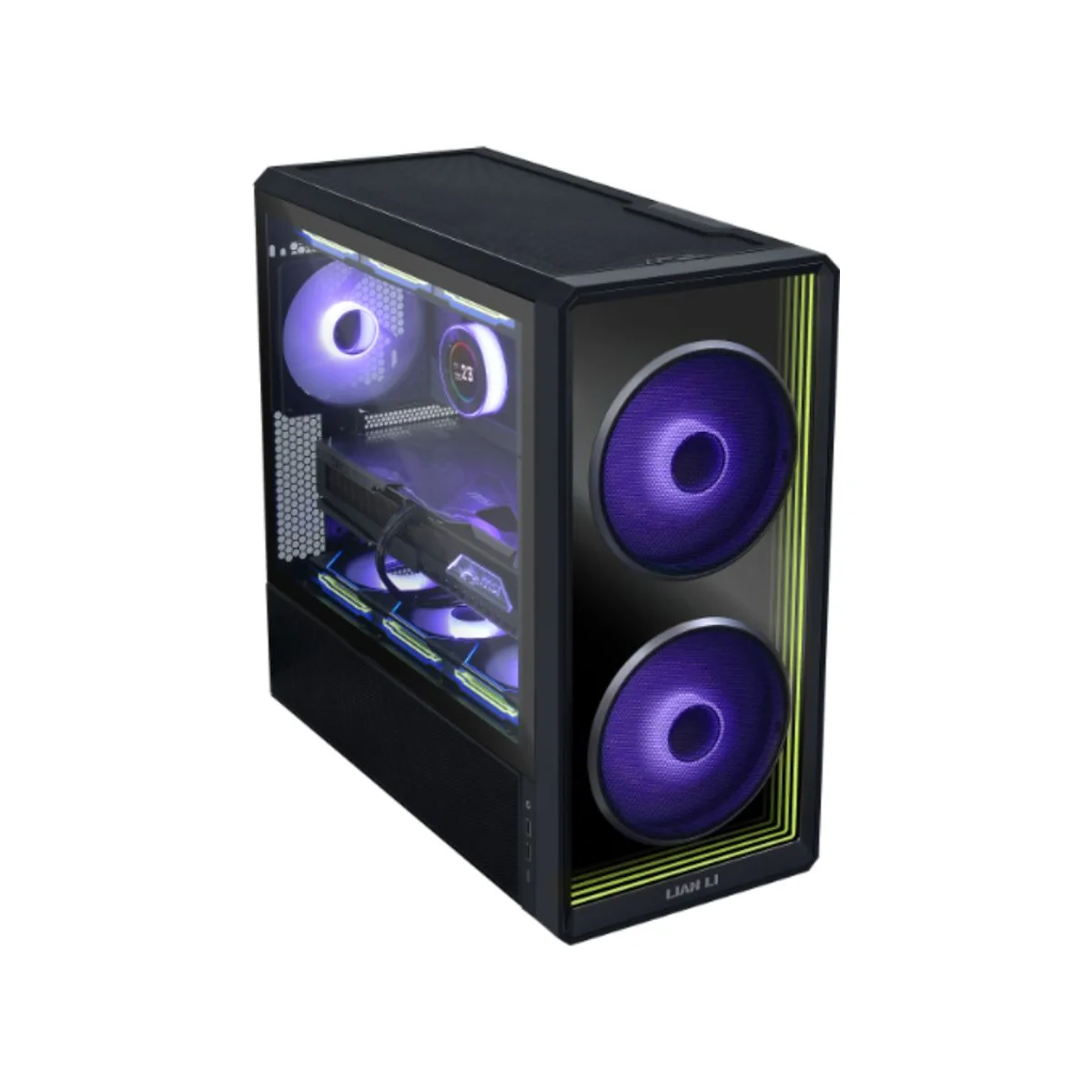 Lian Li LANCOOL 217 SSI-EEB Tempered Glass E-ATX Mid-Tower Gaming Case - Black - G99.LAN217INFX.00 view 2