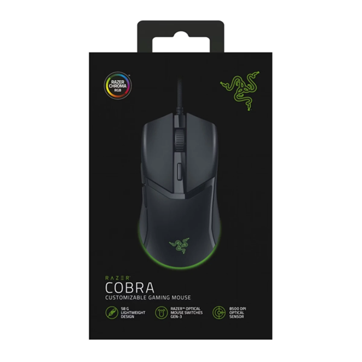 Razer Cobra Lightweight RGB Optical Gaming Mouse - RZ01-04650100-R3M1 view 5