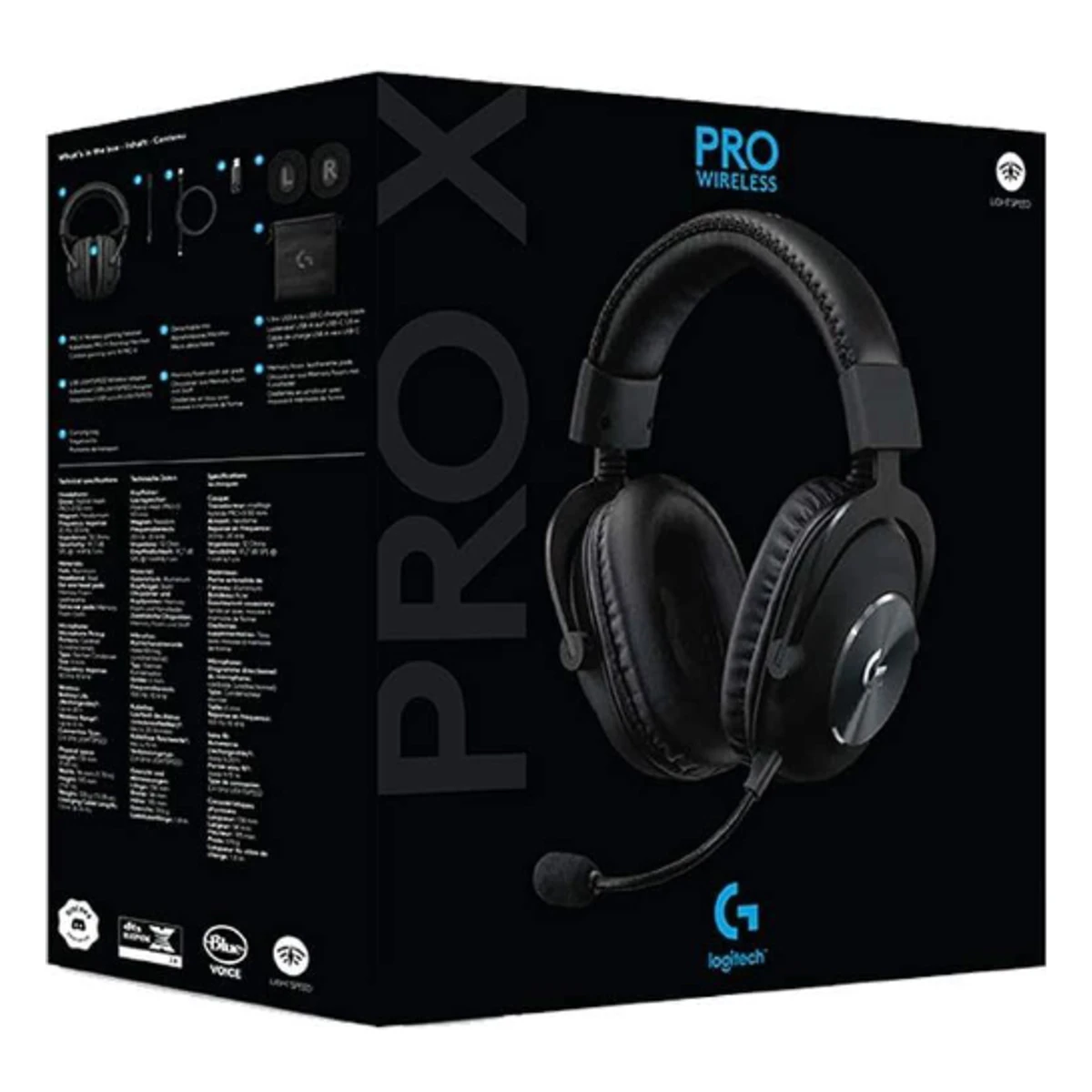Logitech PRO X Wireless Lightspeed Gaming Headset | 981-000907 view 9