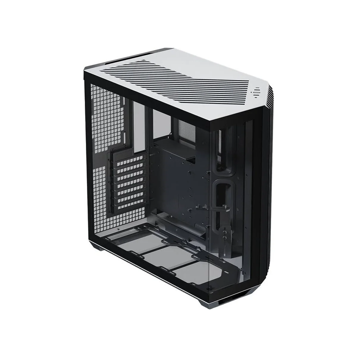 APNX V1 Dual-chamber Mid-Tower Gaming Case - Black/White - APCM-VI01003.M1 view 4