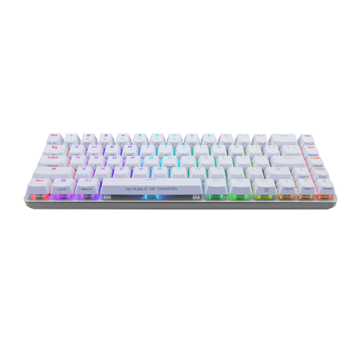 Asus M602 Rog Falchion Ace 65% Wired RGB Mechanical Gaming Keyboard (English / Arabic) - White | 90MP0346-BKCA10