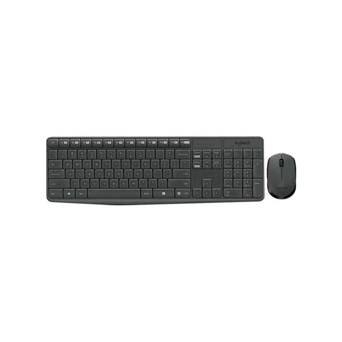 Logitech MK235 Wireless Keyboard and Mouse Combo Grey - 920-007931