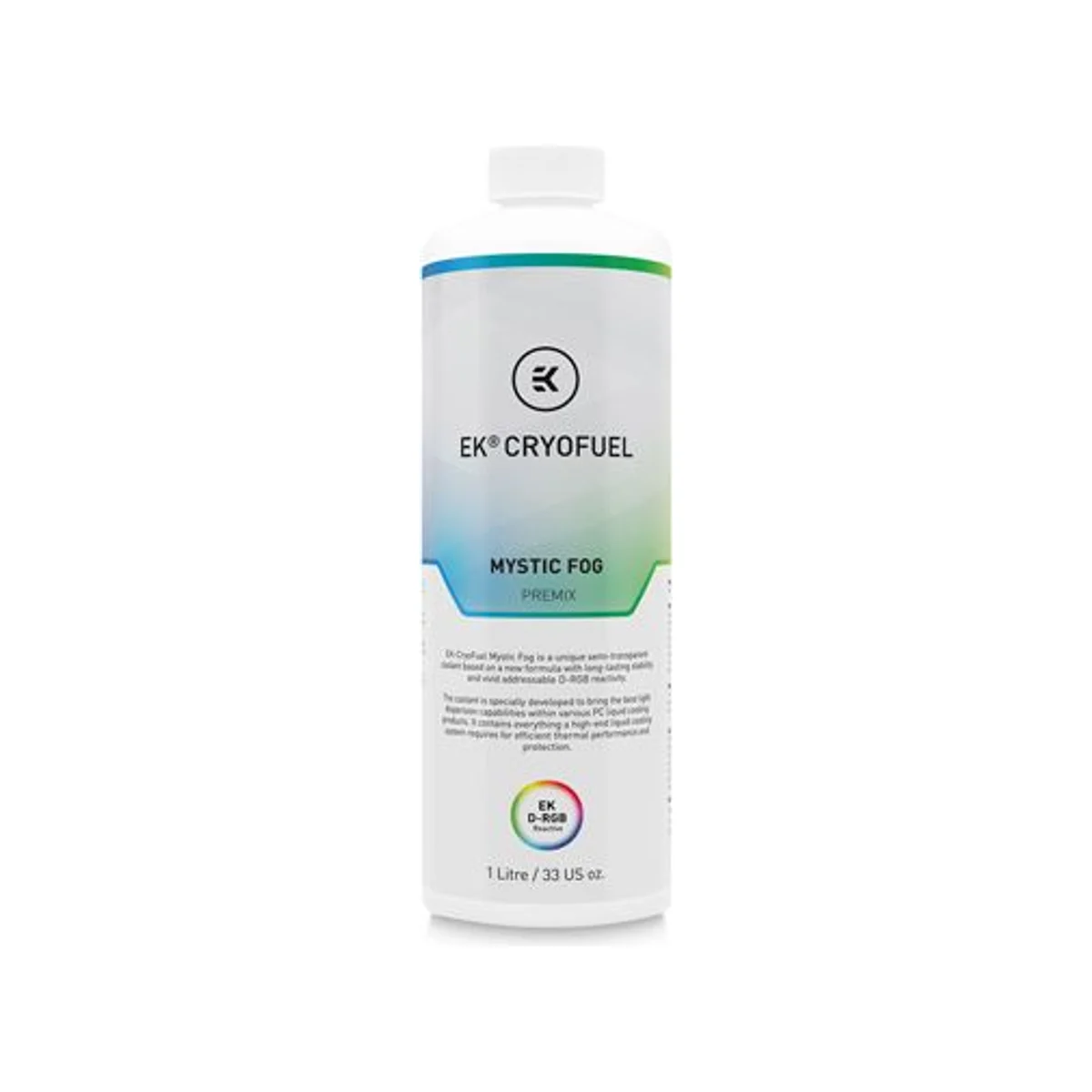 EKWB EK-CryoFuel Mystic Fog Premix (White, UV Reactive) - 3831109829912