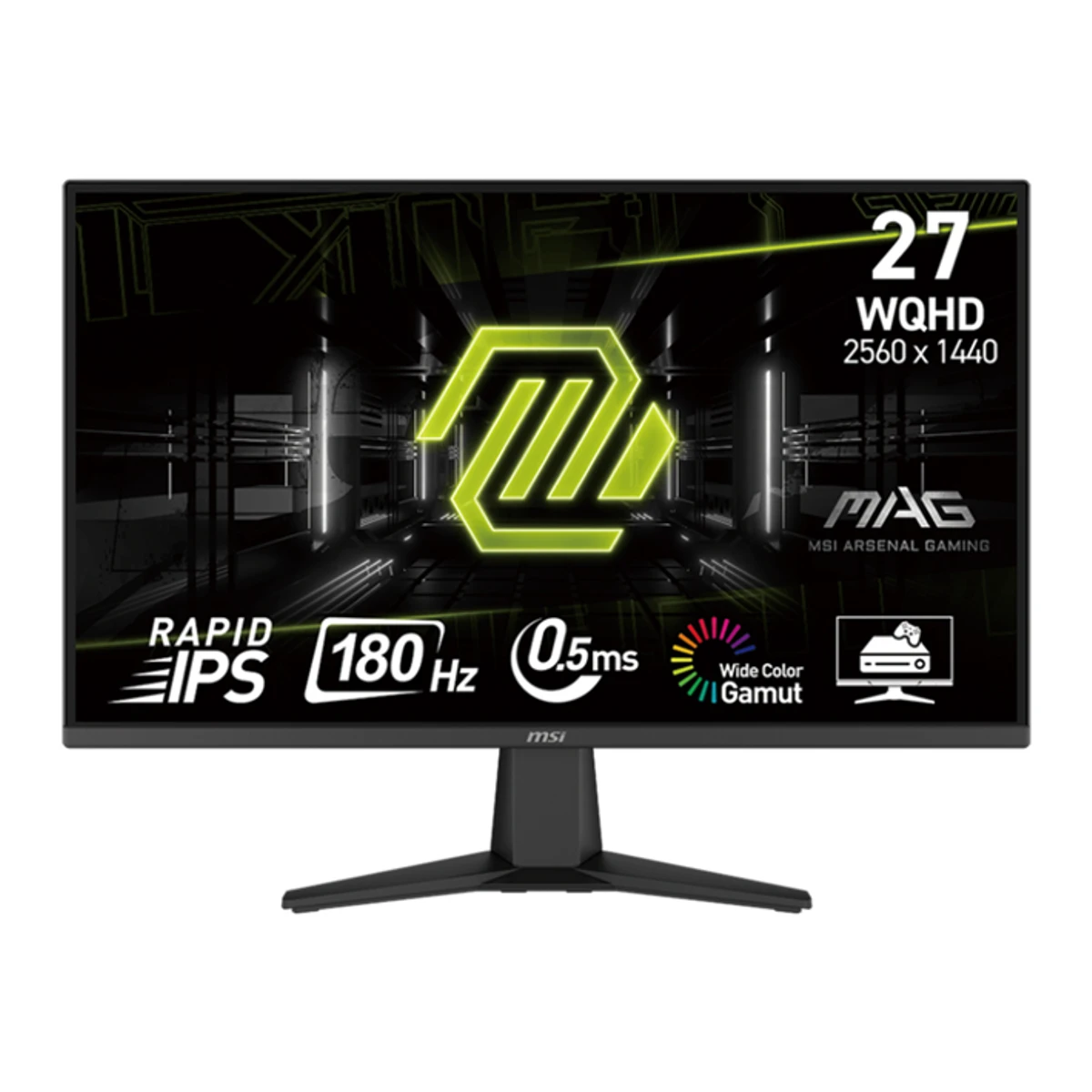 MSI MAG 275QF 27-inch WQHD 180Hz 0.5ms IPS Gaming Monitor - Black - 9S6-3CE21M-019