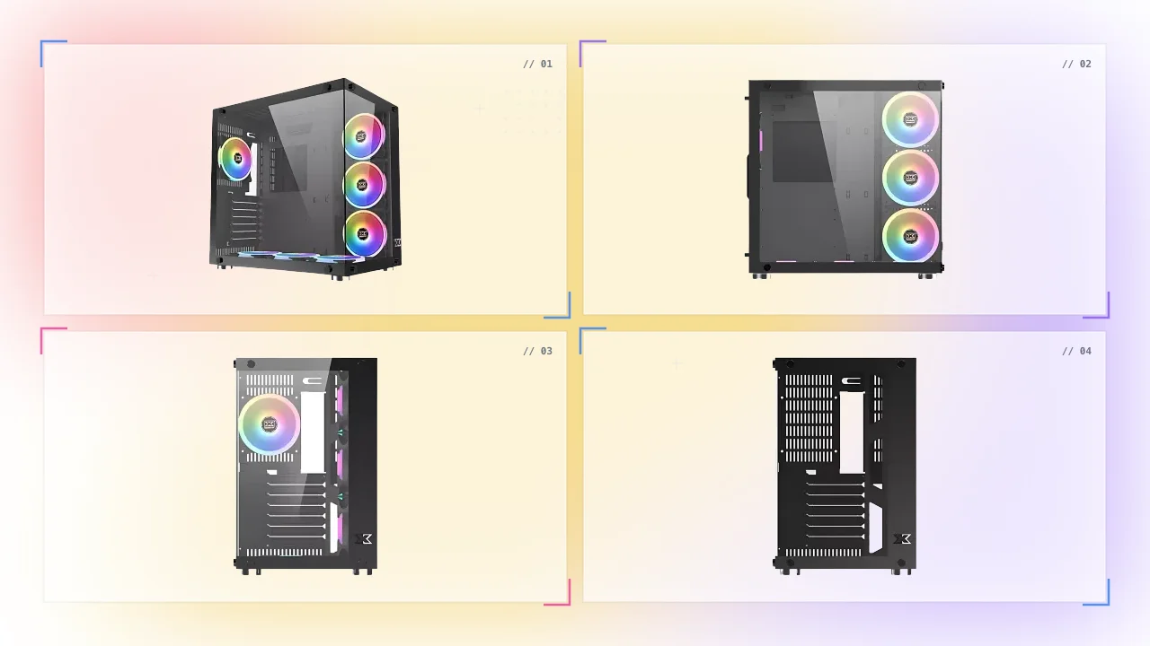 Aquarius Plus in Qatar Buy RGB ATX Gaming Case (Black)