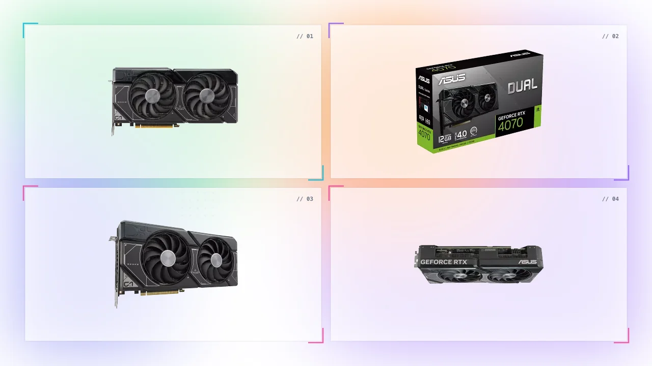 Asus Dual GeForce RTX 4070 12GB GDDR6X in Qatar