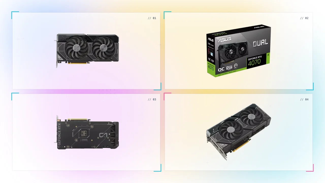 Asus GeForce RTX 4070 Dual OC Edition 12GB GDDR6X in Oman
