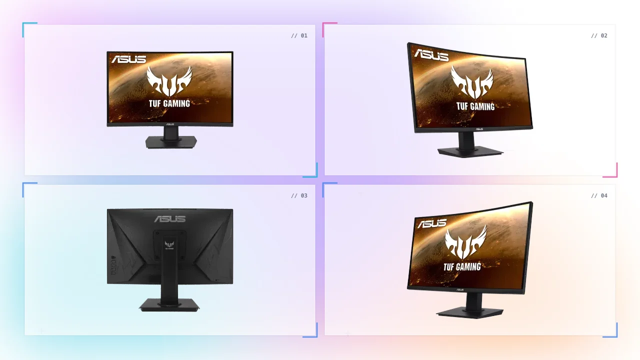 Asus TUF VG24VQE in Qatar Buy 23.6″ Curved Gaming Monitor