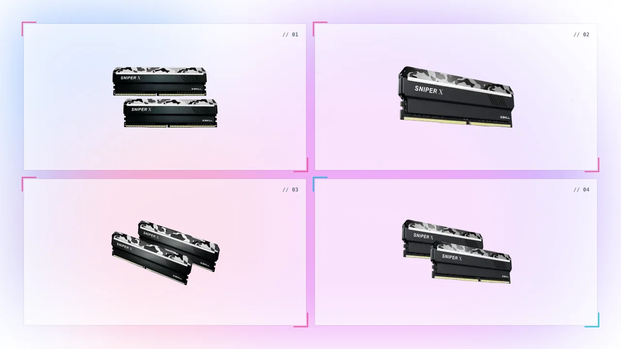 G.SKILL Sniper X Series in Oman 16GB 2x8GB 3200MHz Urban Camo