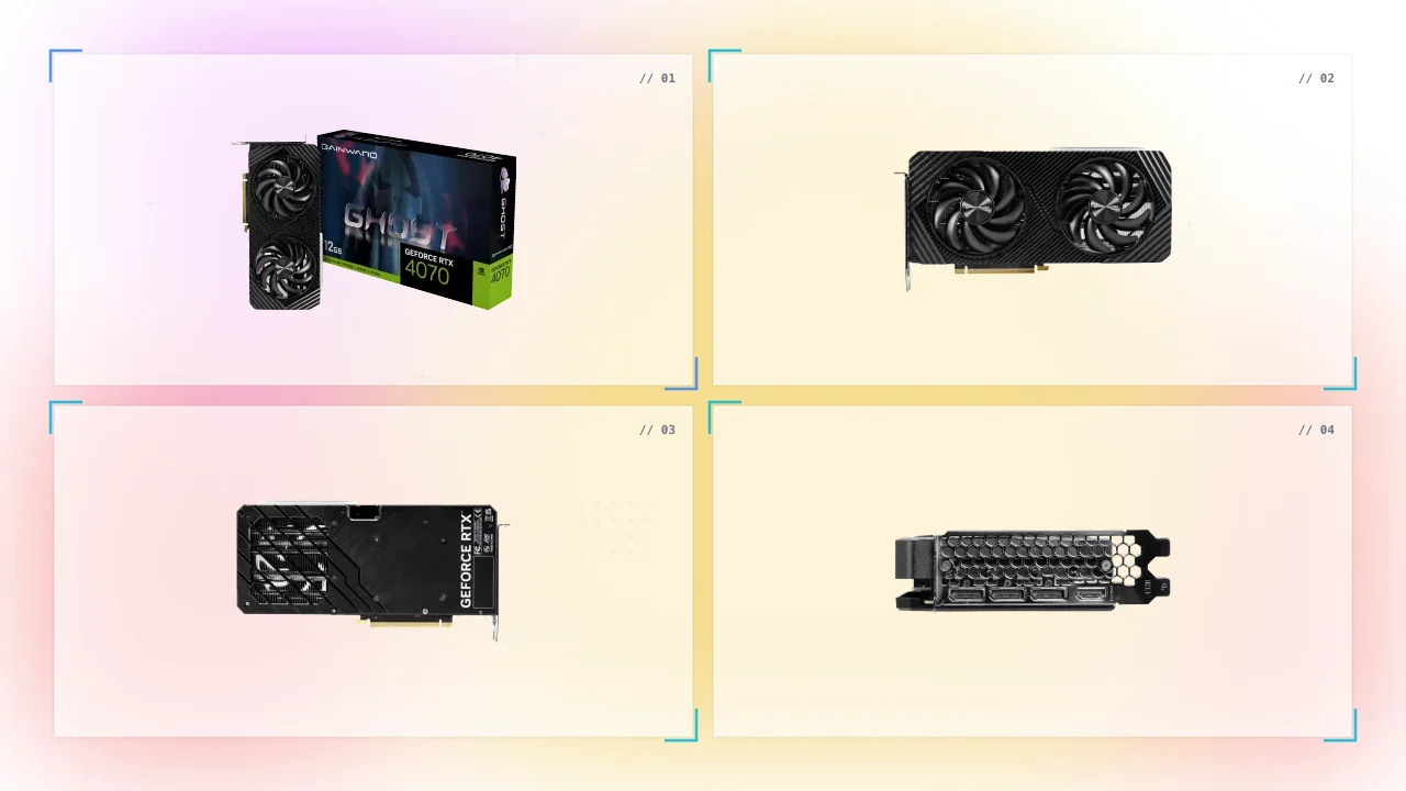 Gainward RTX 4070 Ghost 12GB Graphics Card in Oman