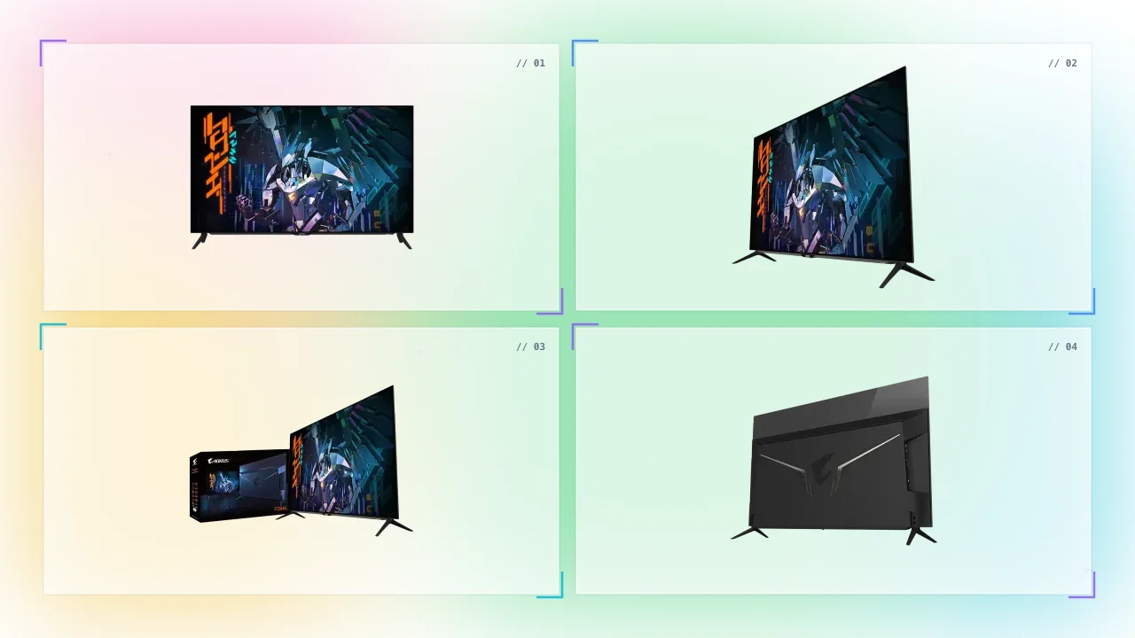 Gigabyte Aorus FO48U in Kuwait Buy 47.5″ Gaming Monitor