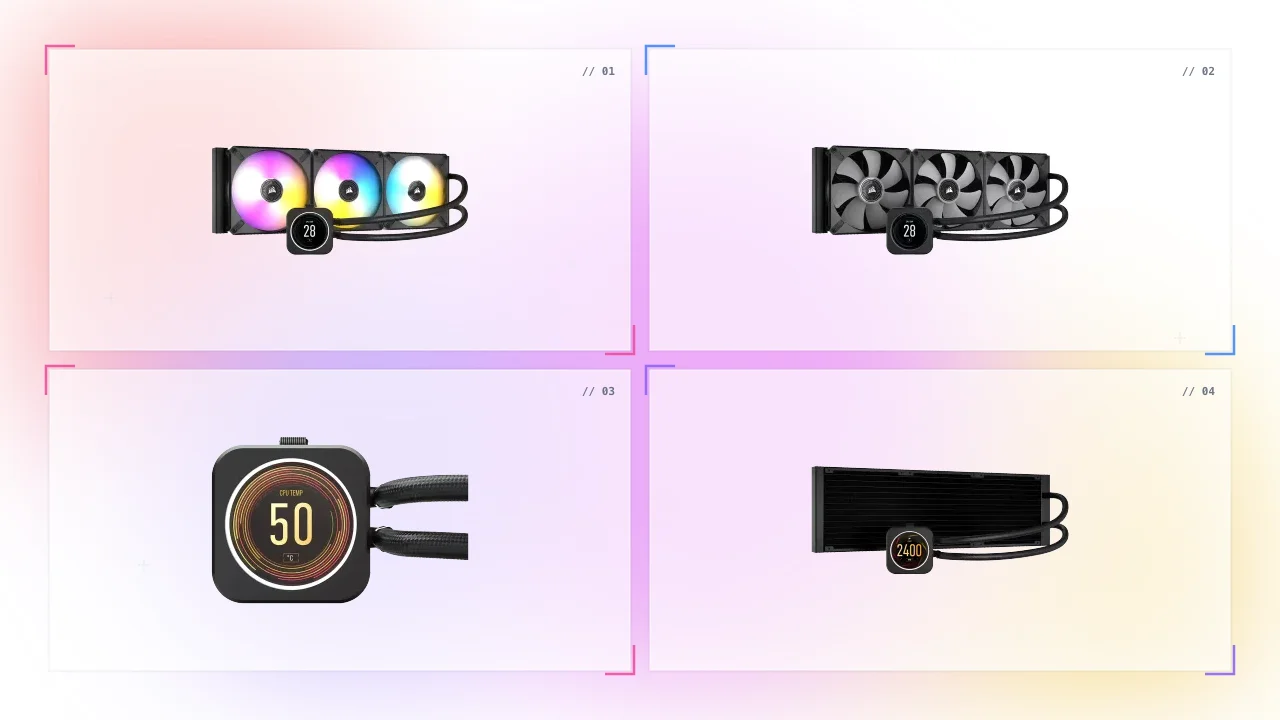 iCUE H170i ELITE in Saudi Arabia Buy LCD Display Liquid CPU Cooler