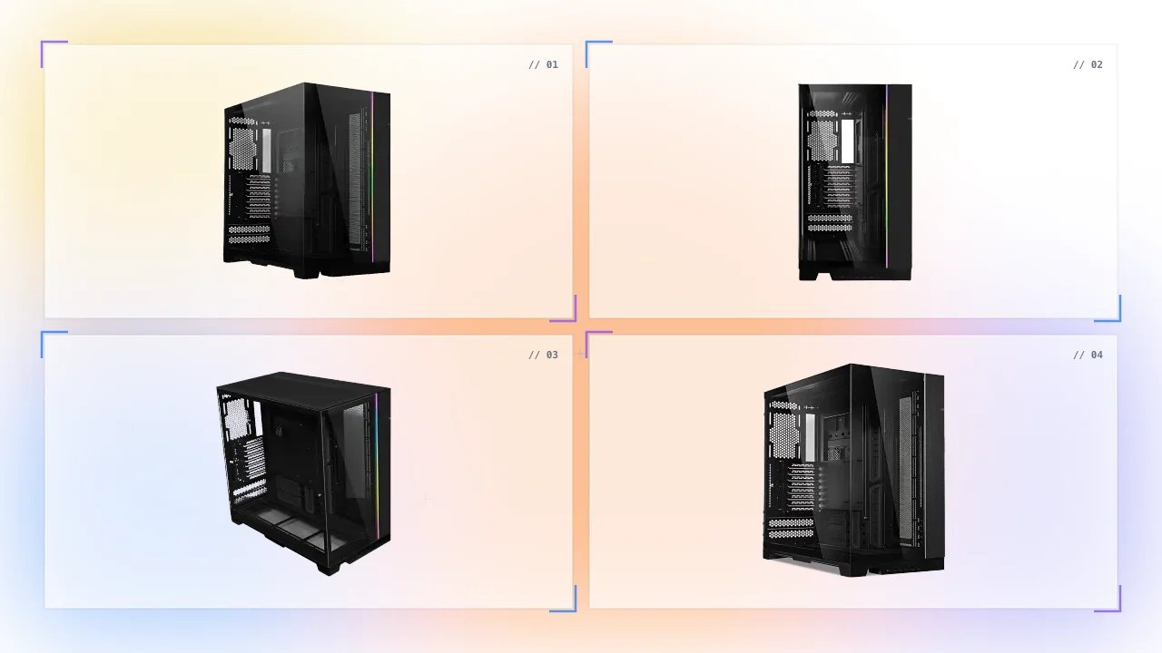 Lian Li O11 Dynamic EVO XL (Black) Full-Tower Gaming Case in Oman