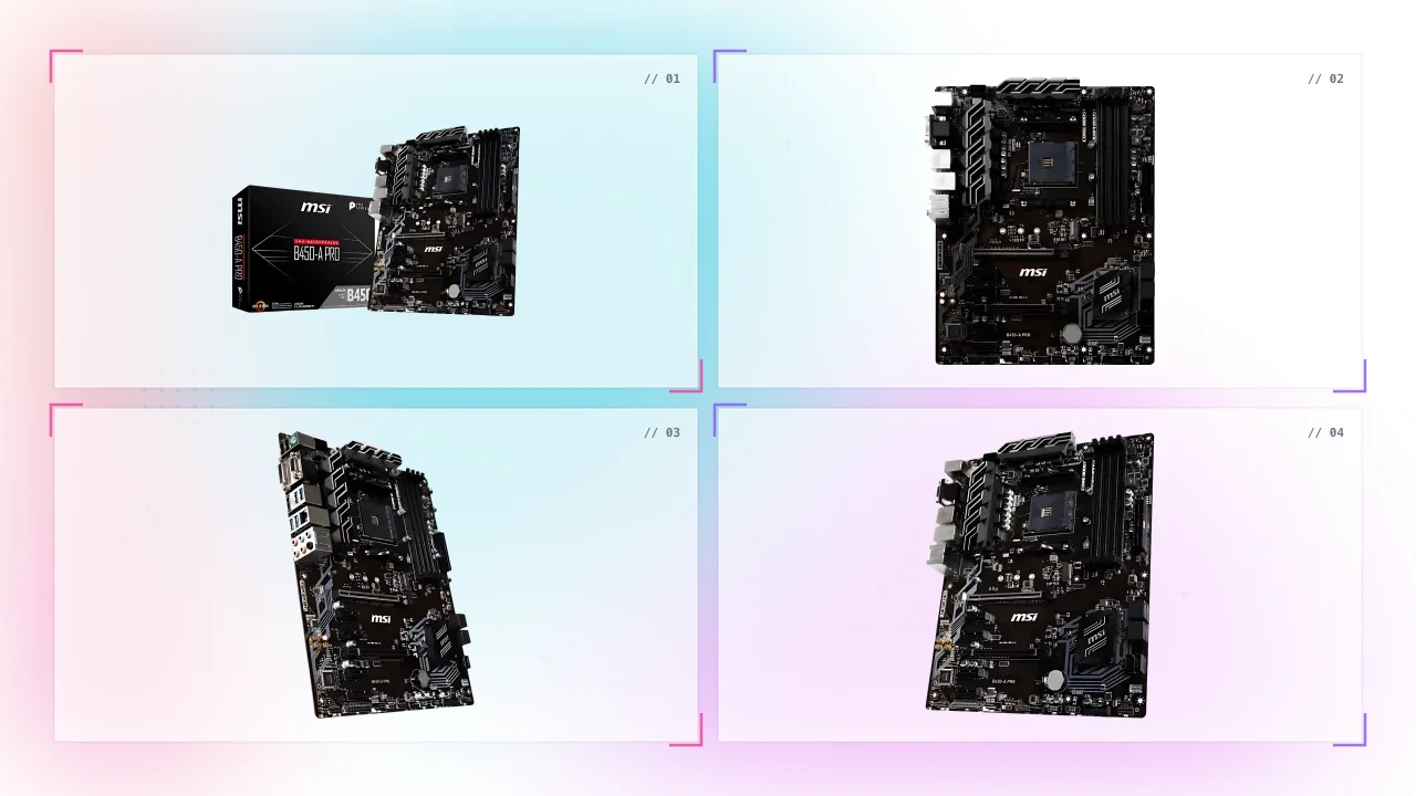 MSI B450-A PRO AM4 in Qatar Buy AM4 SATA Motherboard