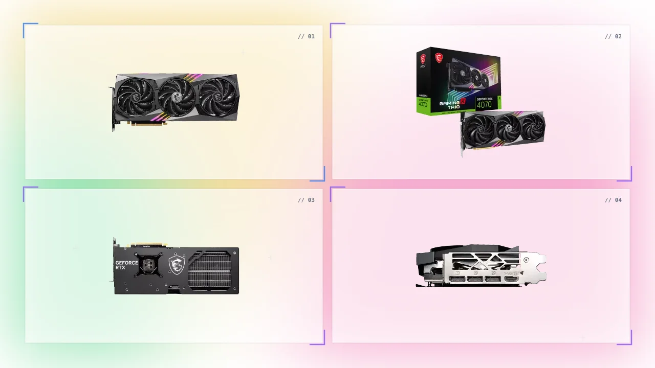 MSI GeForce Rtx 4070 Gaming X Trio 12GB GDDR6X in Qatar