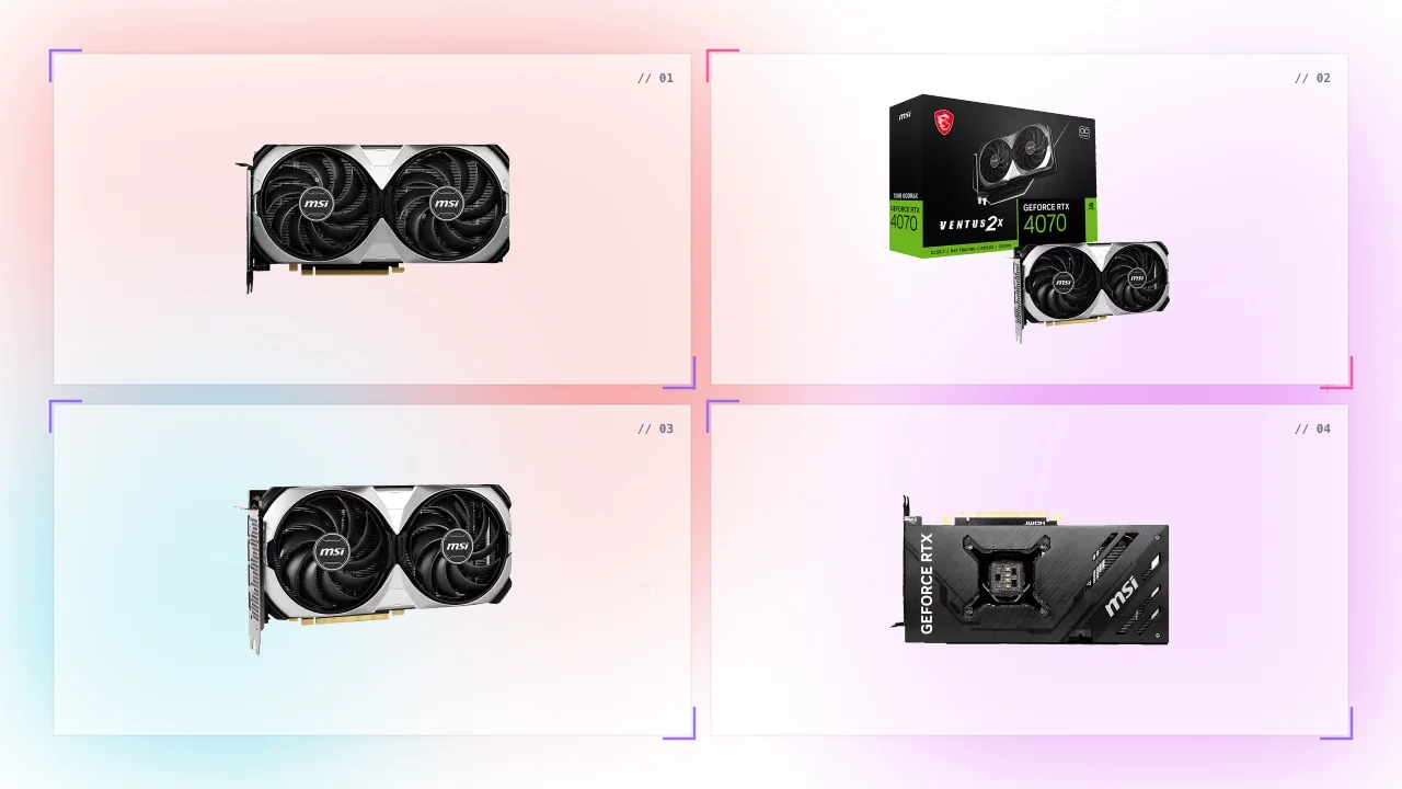 MSI GeForce RTX 4070 Ventus 2X OC 12GB GDDR6X in Oman