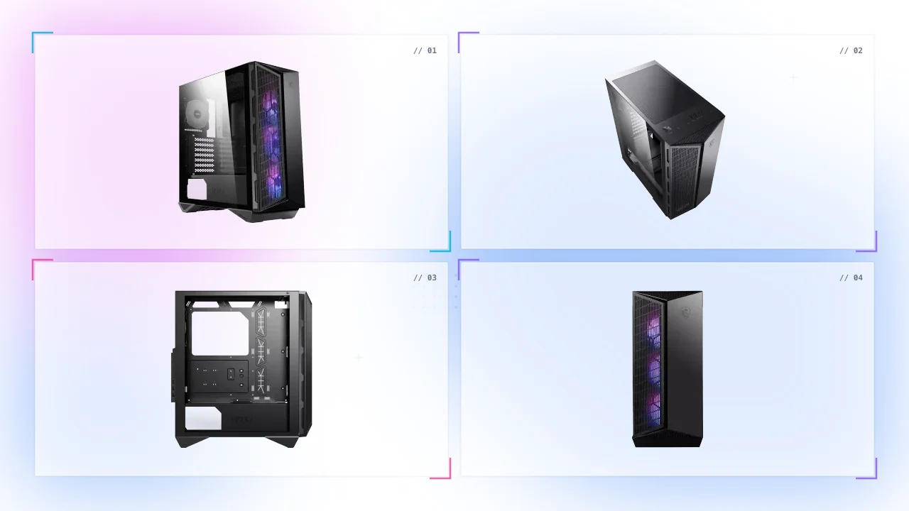 Msi MPG GUNGNIR 110M Mid Tower Gaming Case in Saudi Arabia