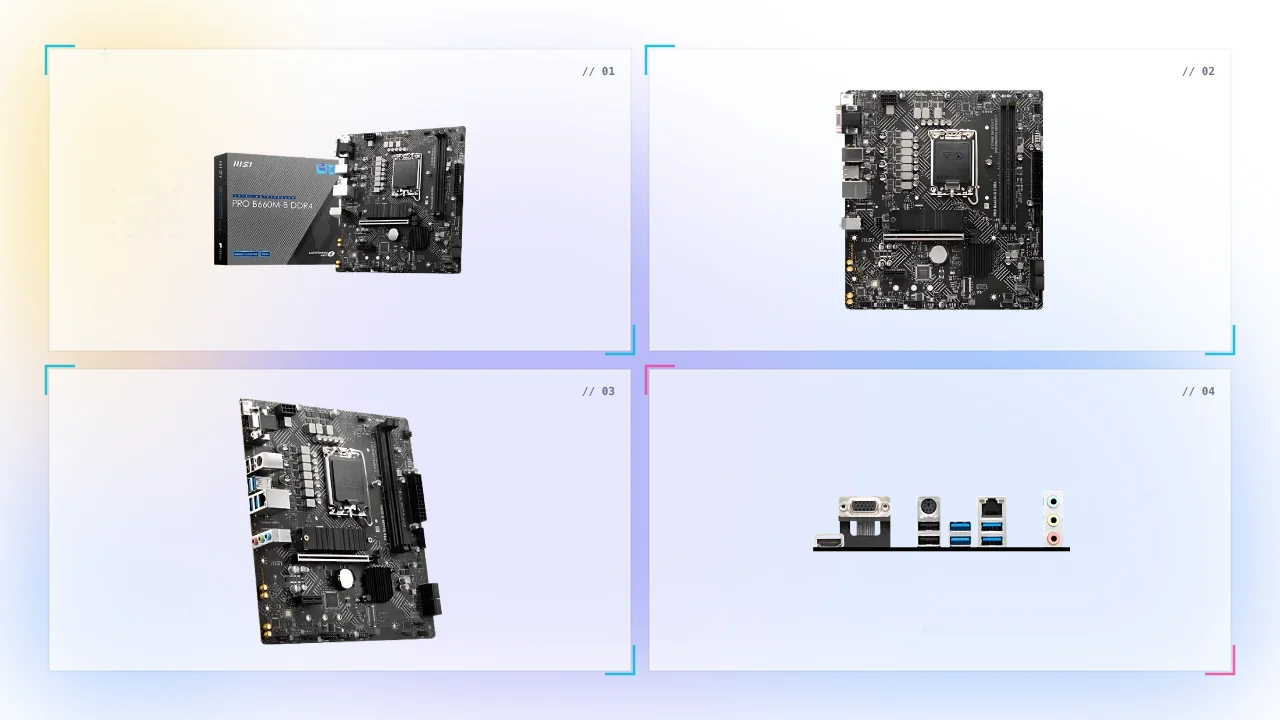 Msi Pro B660M-B DDR4 in Oman Buy Motherboard