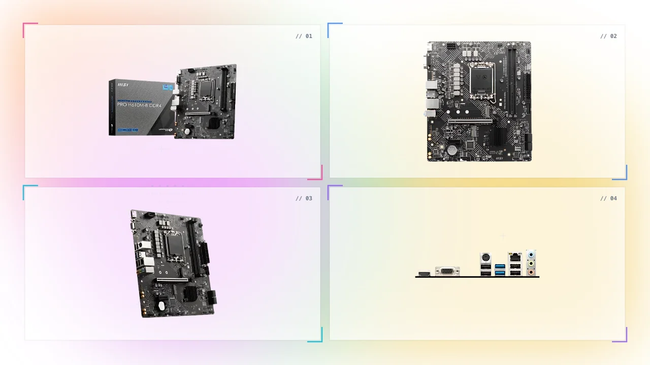 MSI Pro H610M-B in Oman Buy Motherboard