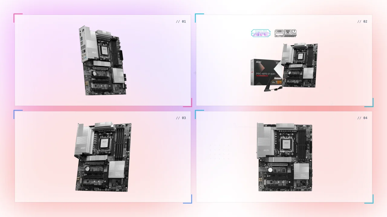 MSI Pro X870-P Wifi PRO Series Motherboard in Oman