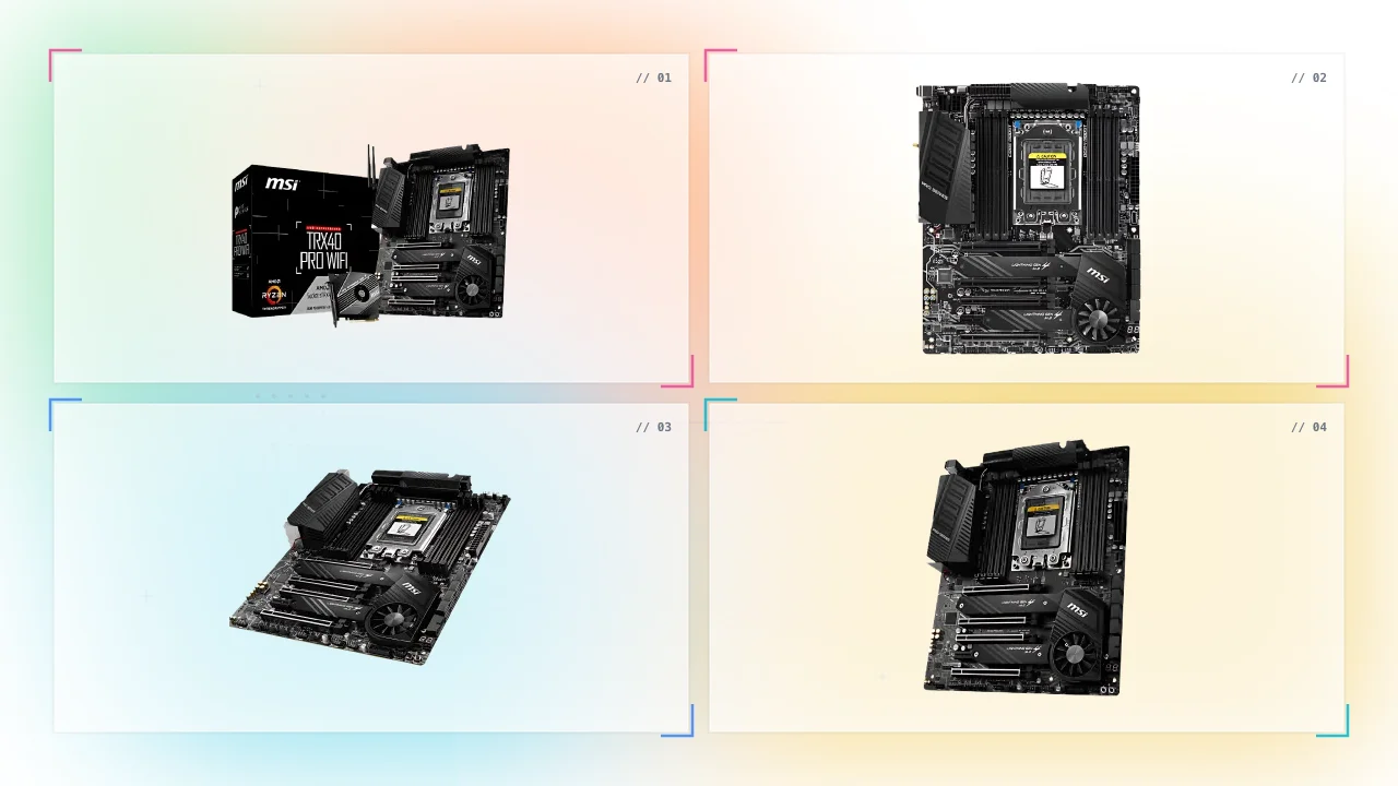 MSI TRX40 Pro in Qatar WiFi AMD Motherboard