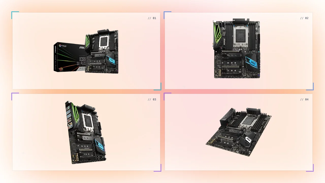 MSI X399 SLI in Oman PLUS STR4 Motherboard