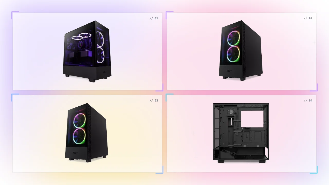 NZXT H5 Elite Premium Compact Atx Case Black in Saudi Arabia