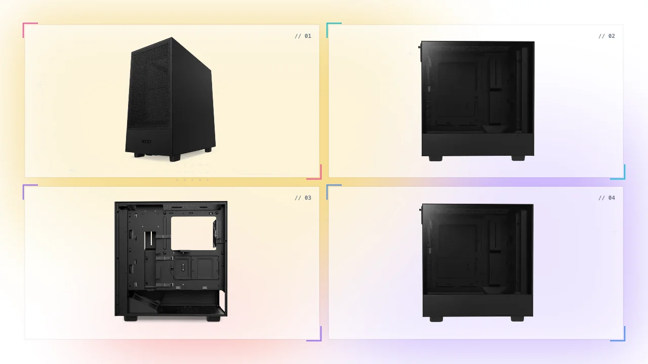 NZXT H5 Flow Compact Mid-Tower Airflow Case in United Arab Emirates