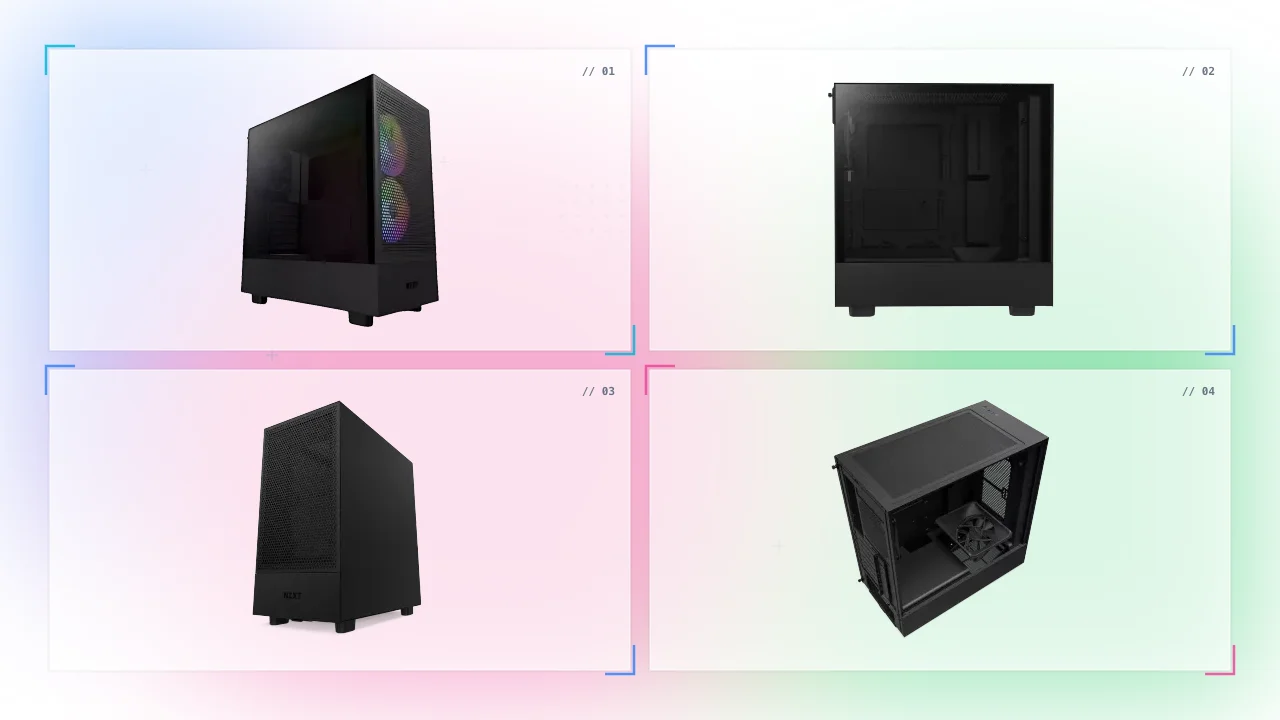NZXT H5 Flow RGB Airflow Black Case in Qatar