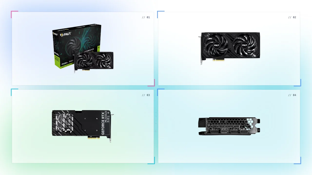 Palit RTX 4060 Dual 8GB Graphics Card in United Arab Emirates